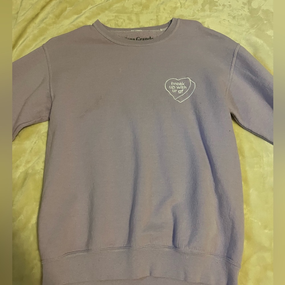 Ariana Grande Sweetner World Tour Merch Creweneck